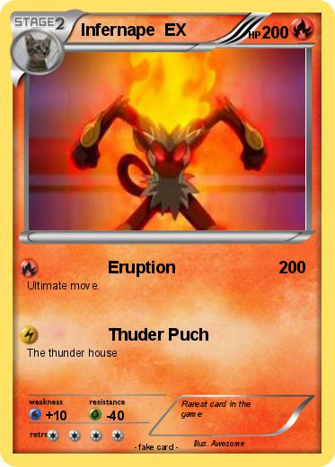 Pokemon Infernape  EX
