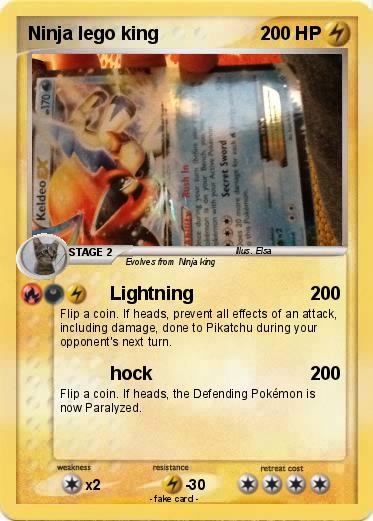 Pokemon Ninja lego king