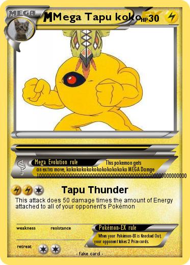 Pokemon Mega Tapu koko