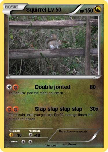 Pokemon Squirrel Lv 50