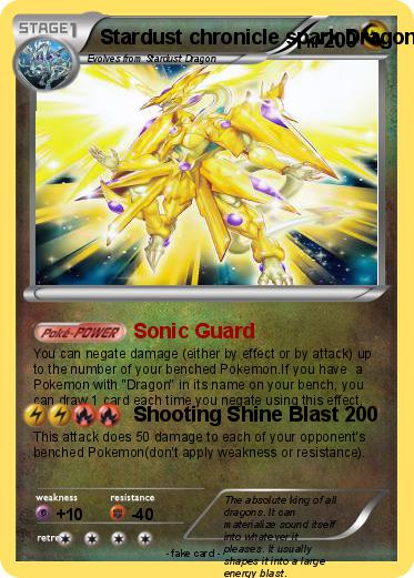 Pokemon Stardust chronicle spark Dragon