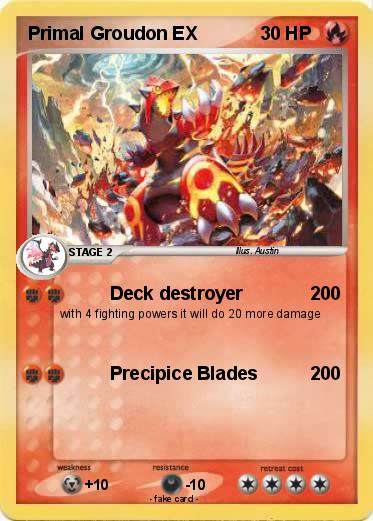 Pokemon Primal Groudon EX