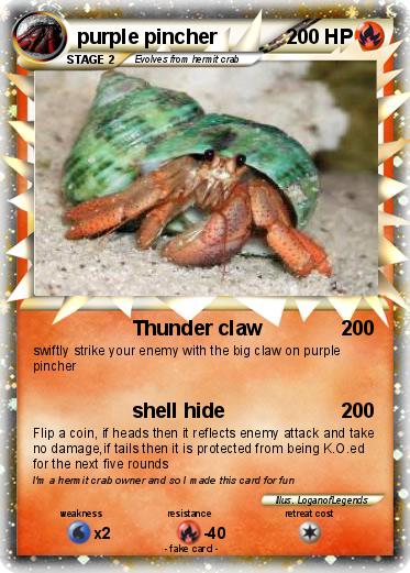 Pokemon purple pincher