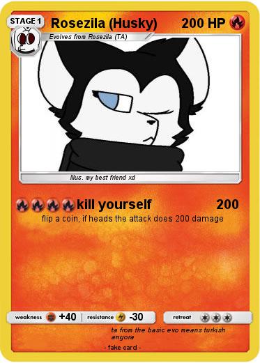 Pokemon Rosezila (Husky)