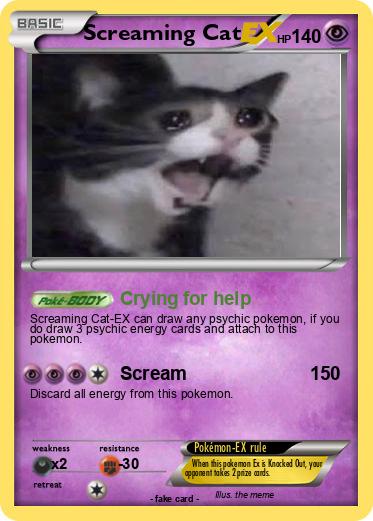 Pokemon Screaming Cat
