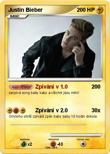 Pokemon Justin Bieber