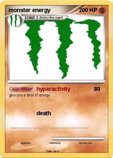 Pokemon monster energy