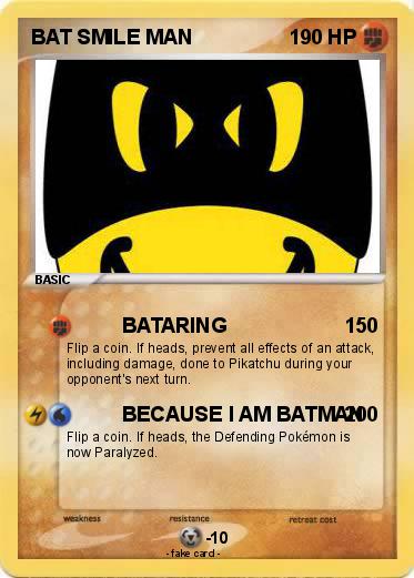 Pokemon BAT SMILE MAN