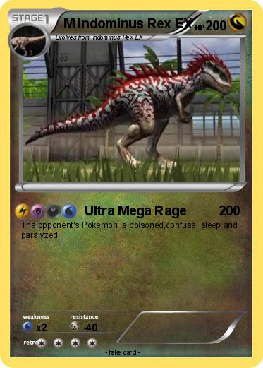 Pokemon M Indominus Rex EX