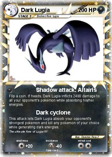 Pokemon Dark Lugia