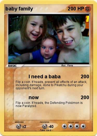 Pokemon baby family