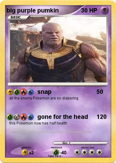 Pokemon big purple pumkin