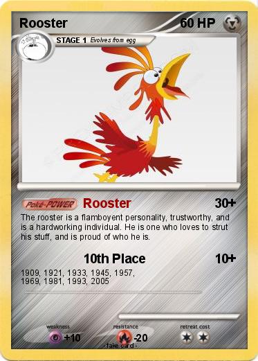 Pokemon Rooster