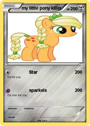Pokemon my little pony killer Pokemon my little pony killer