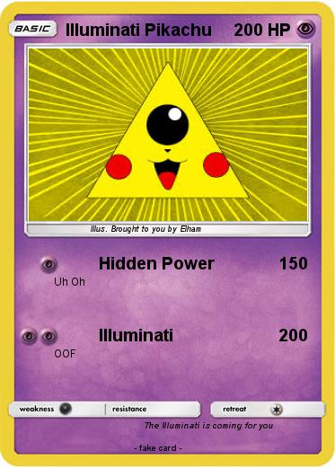 Pokemon Illuminati Pikachu