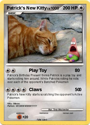 Pokemon Patrick's New Kitty