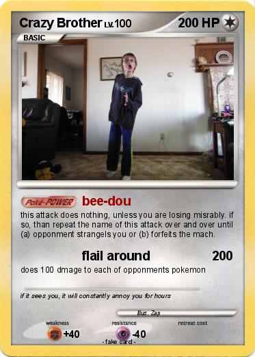 Pokemon Crazy Brother