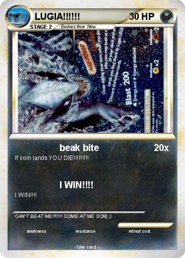Pokemon LUGIA!!!!!!