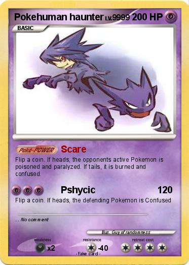 Pokemon Pokehuman haunter