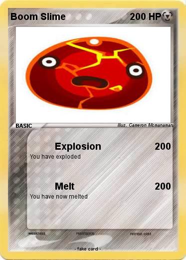 Pokemon Boom Slime