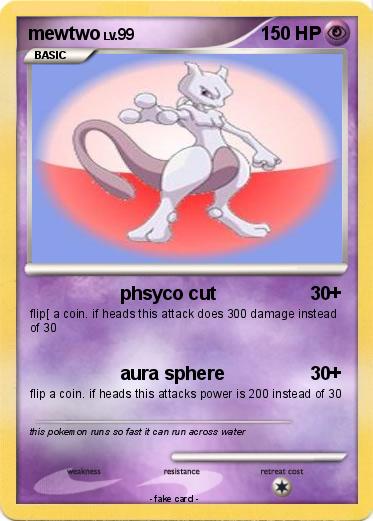 Pokemon mewtwo