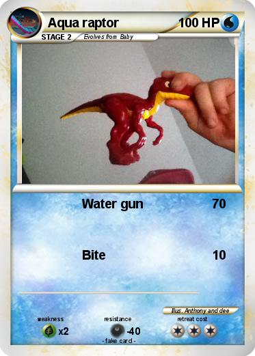 Pokemon Aqua raptor