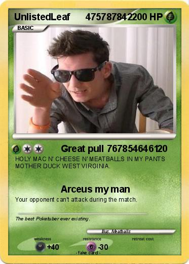 Pokemon UnlistedLeaf      475787842