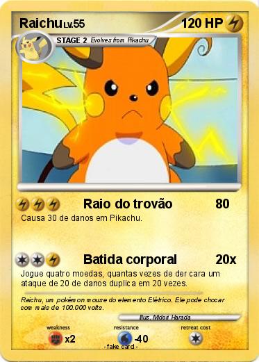 Pokemon Raichu