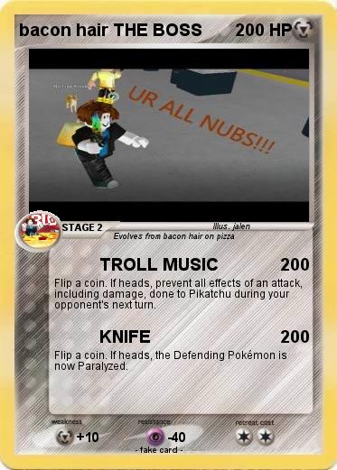 Pokemon bacon hair THE BOSS