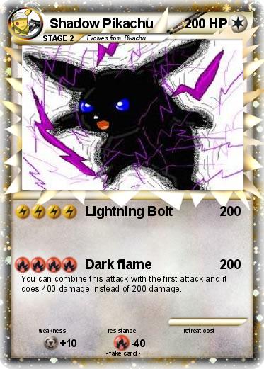 Pokemon Shadow Pikachu
