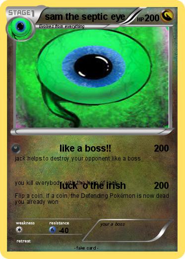 Pokemon sam the septic eye