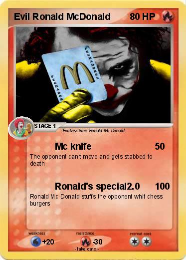 Pokemon Evil Ronald McDonald