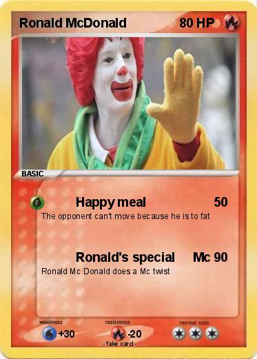 Pokemon Ronald McDonald