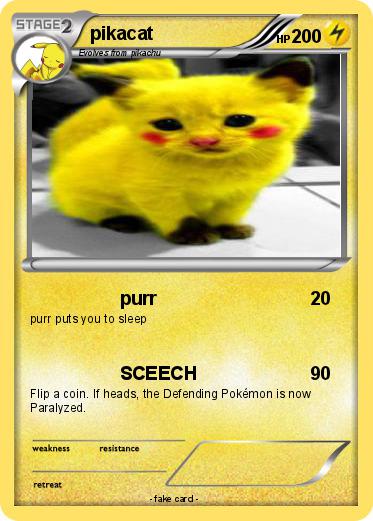 Pokemon pikacat