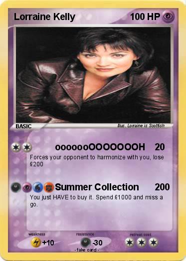 Pokemon Lorraine Kelly