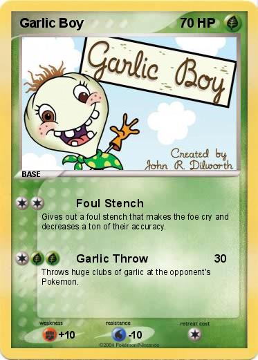 Pokemon Garlic Boy