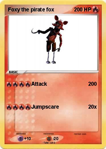 Pokemon Foxy the pirate fox