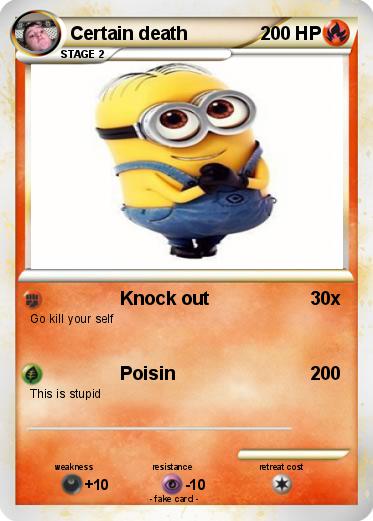 Pokemon Certain death