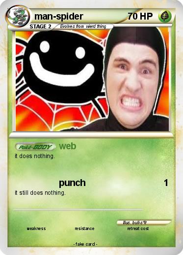 Pokemon man-spider