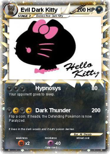 Pokemon Evil Dark Kitty