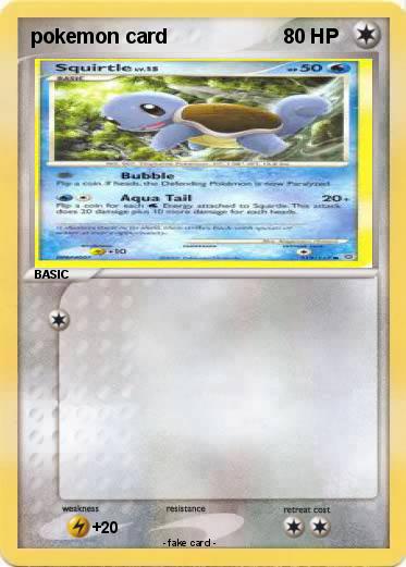 Pokemon pokemon card