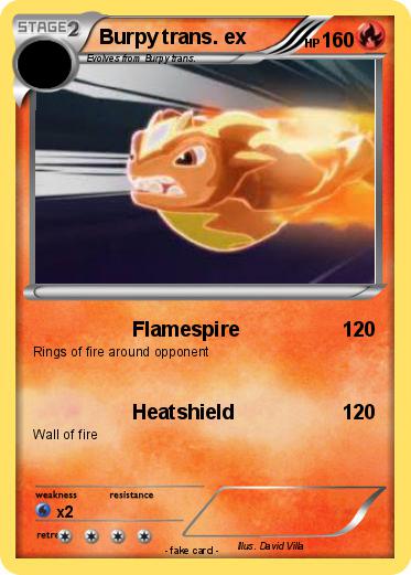Pokemon Burpy trans. ex
