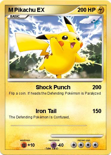 Pokemon M Pikachu EX