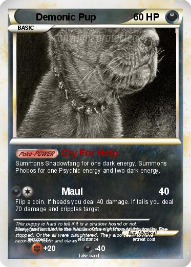 Pokemon Demonic Pup