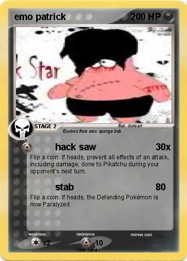 Pokemon emo patrick