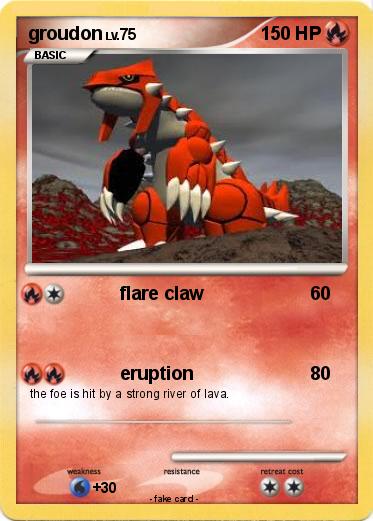 Pokemon groudon