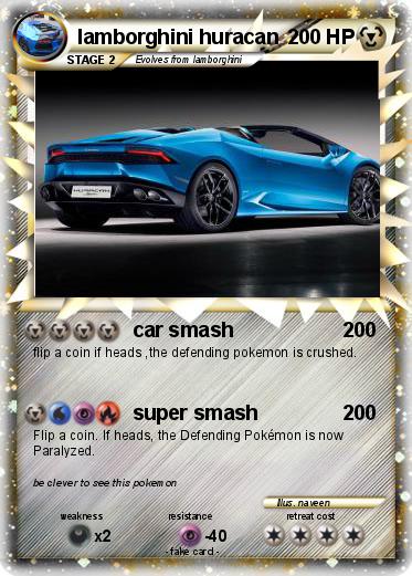 Pokemon lamborghini huracan