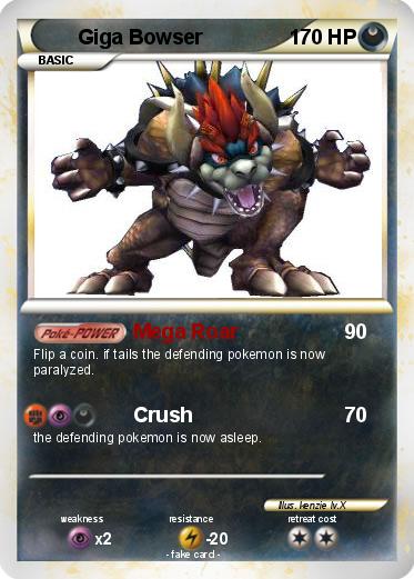 Pokemon Giga Bowser