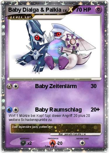 Pokemon Baby Dialga & Palkia