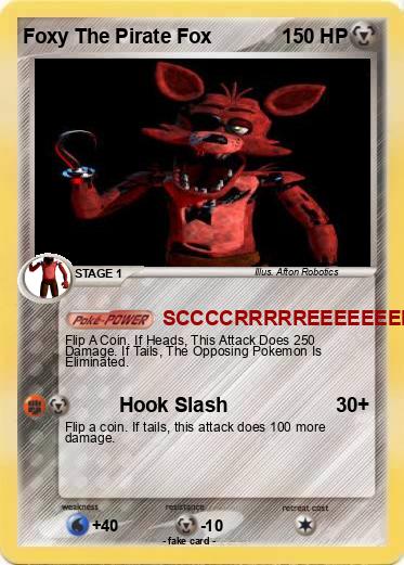Pokemon Foxy The Pirate Fox